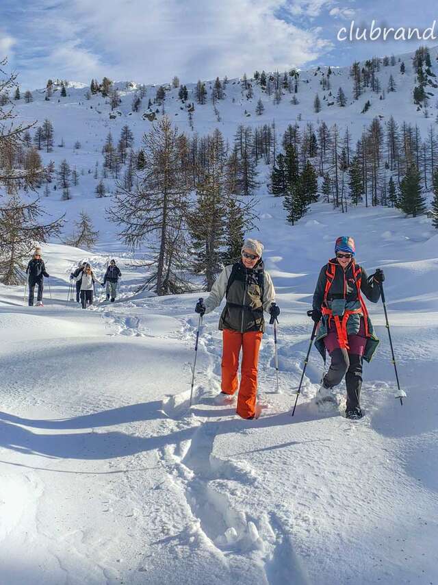 Escursione con le racchette da neve con ClubRando06 a Auron