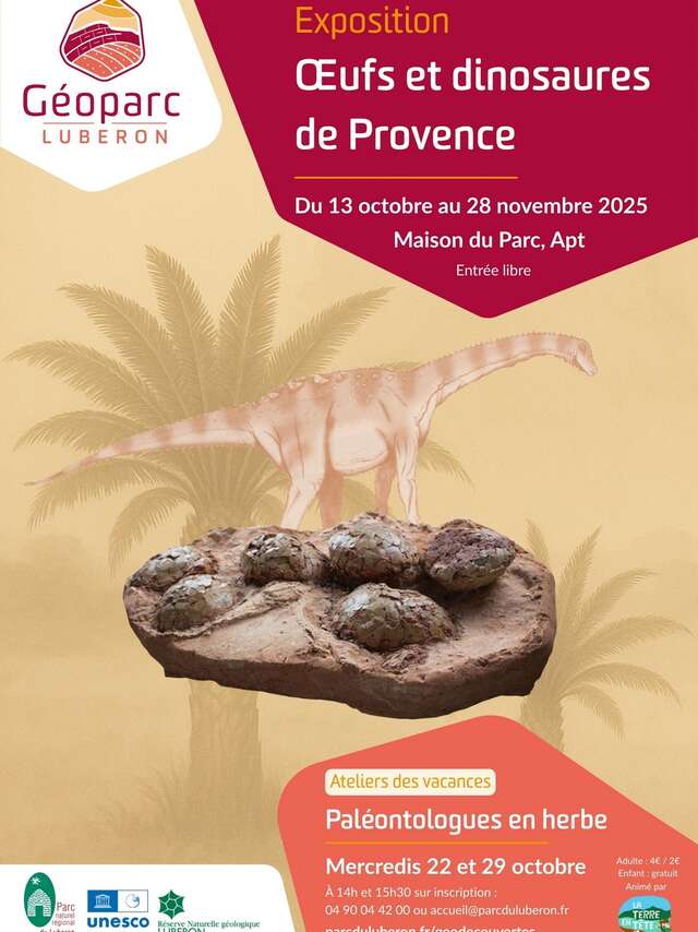 Exposition « Œufs et dinosaures de Provence »