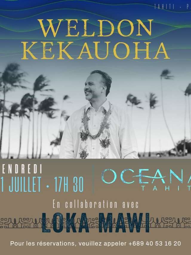 Weldon Kekauoha in concert - Oceana Tahiti