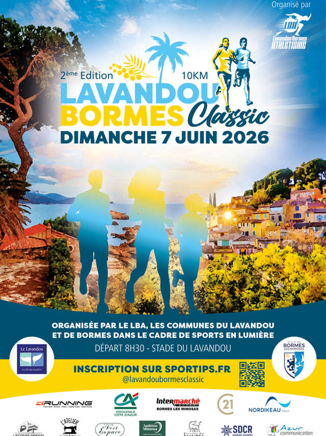 Klassischer Lauf in Bormes-Lavandou
