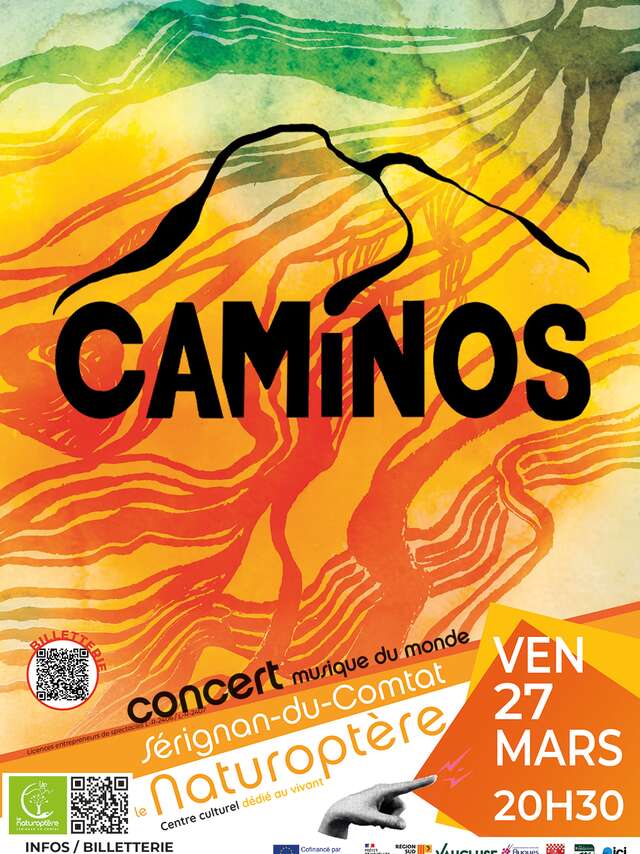 Concert musique du monde "Caminos" - Naturoptère