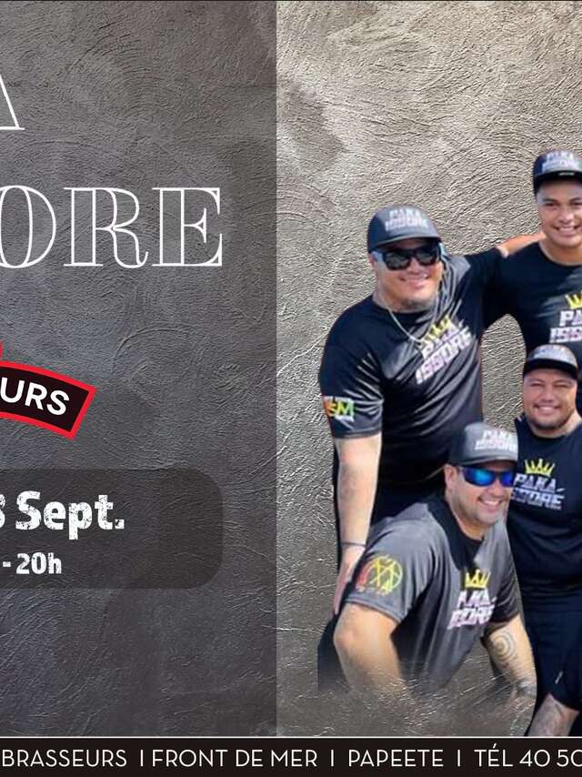 Paka Issore en concert - 3 Brasseurs Tahiti