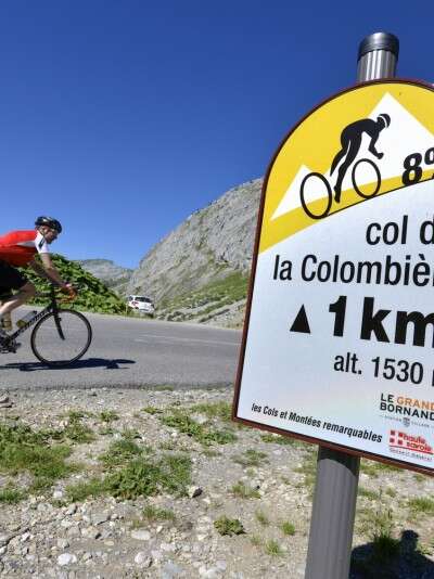 Aller cyclo : Col de la Colombière versant sud