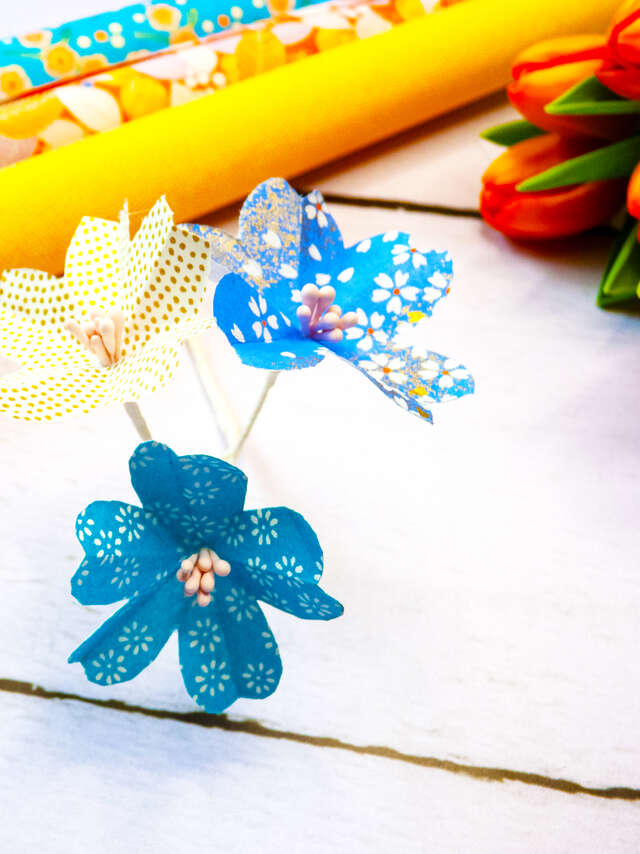 Atelier Bouquet de fleurs sakura en papier japonais - Adultes dès 14 ans