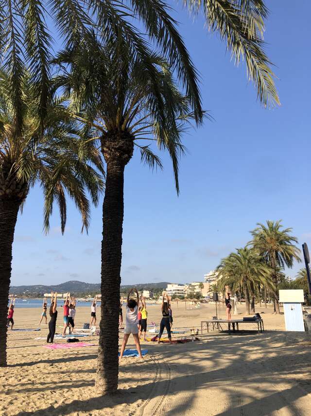 Aquagym plage de Cavalière