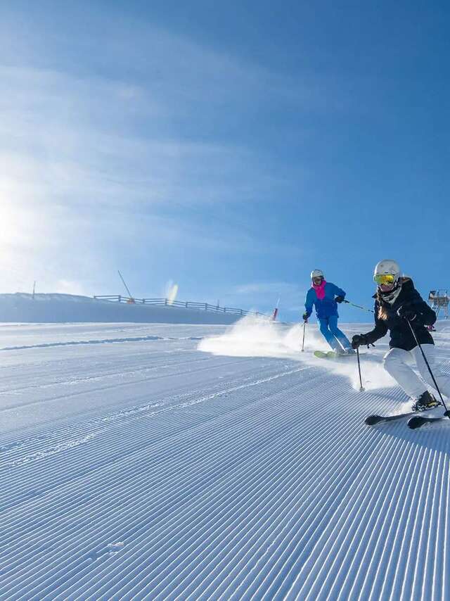 Faire la première trace avec les pisteurs !