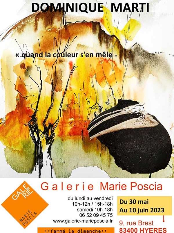 Exposition galerie Marie Poscia 