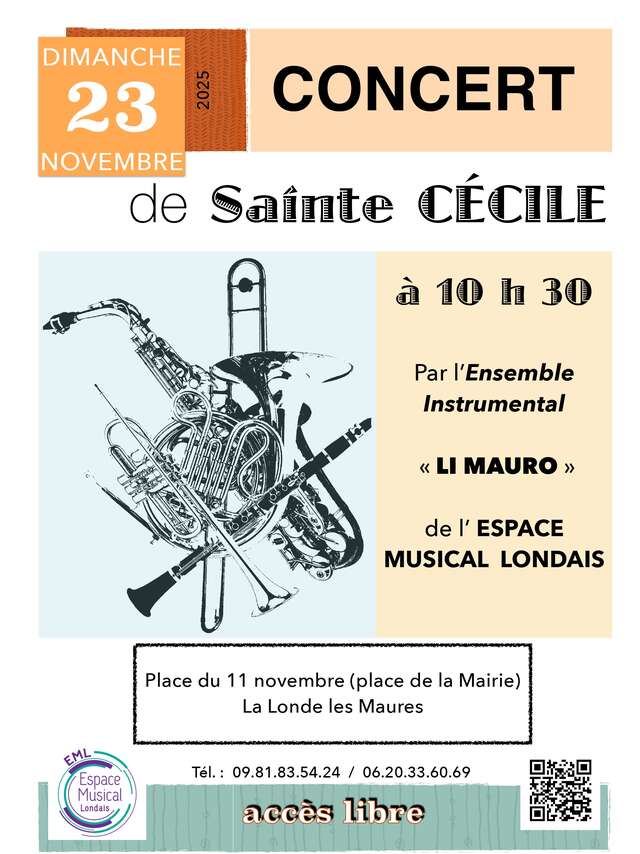 Saint Cecilia concert by Espace Musical Londais