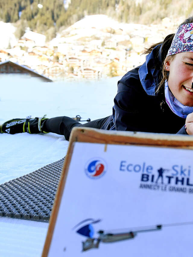 Initiation au biathlon laser