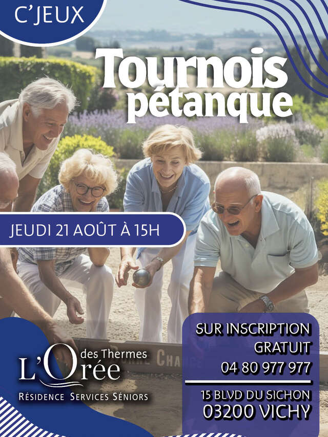 Tournoi de pétanque