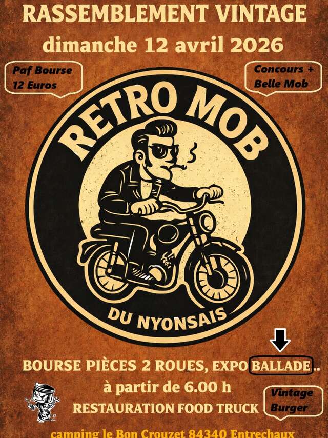 Rassemblement 2 roues Vintage