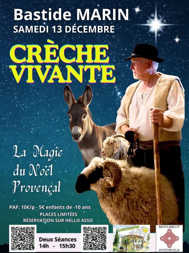 Live Nativity Show: The Magic of Provençal Christmas at La Bastide Marin