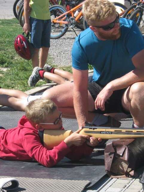 Initiation au Biathlon l'été