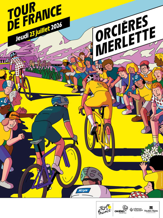 Le Tour de France - Orcières ville d'arrivée