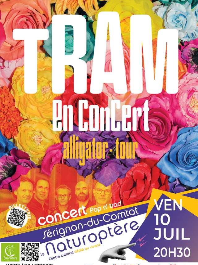 Concert Pop n’ trad « TRAM » - Naturoptère
