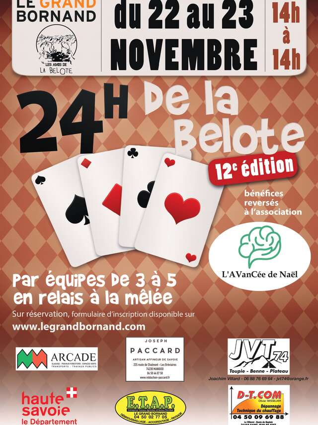 Les 24h de la belote - 12ème édition