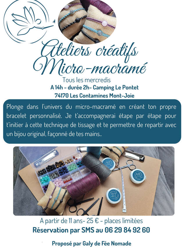 Atelier créatif micro-macramé