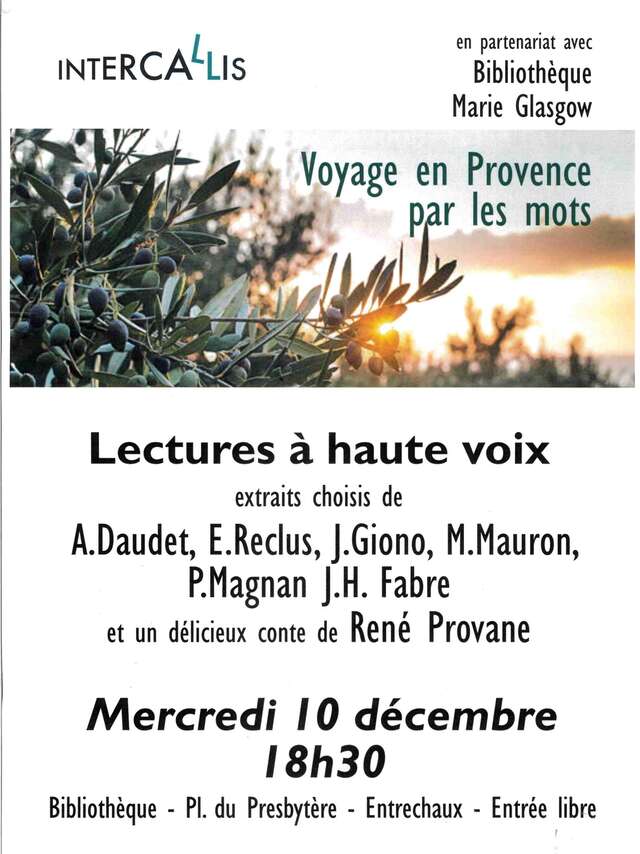 Lecture à haute voix - Intercallis