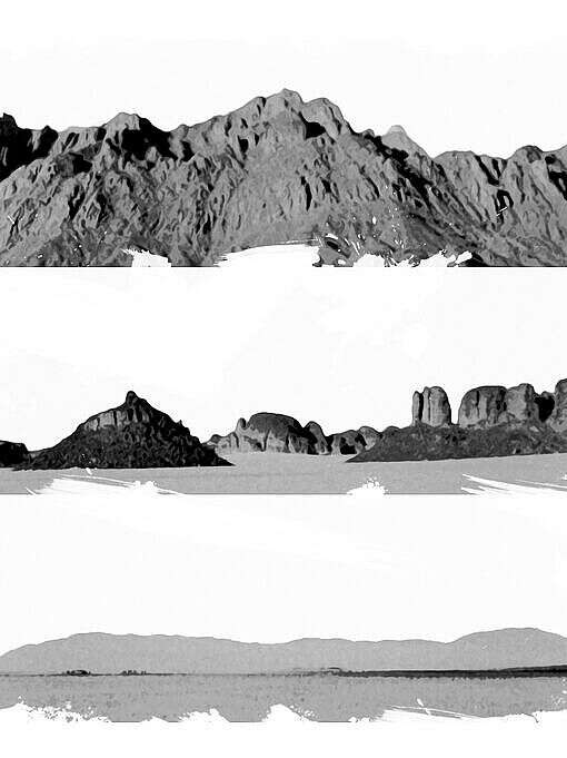 Triptych" exhibition