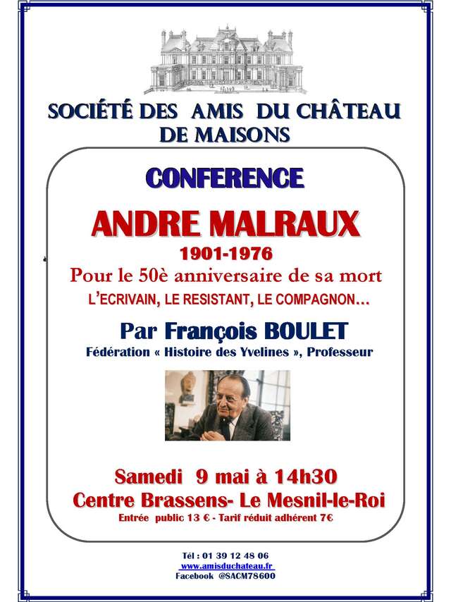 Conférence "André Malraux" - par SACM