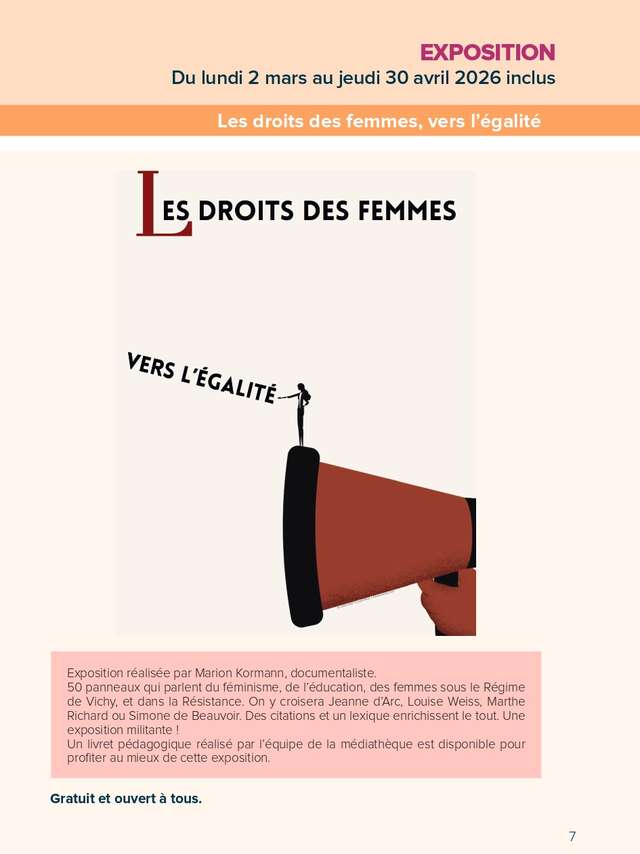 Les droits des femmes, vers l'égalité