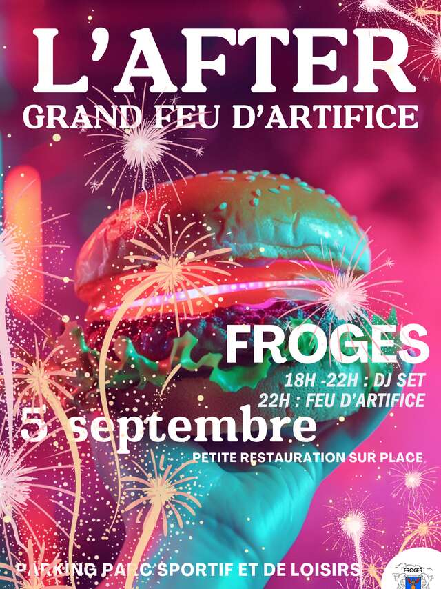 GRAND FEU D'ARTIFICE FROGES
