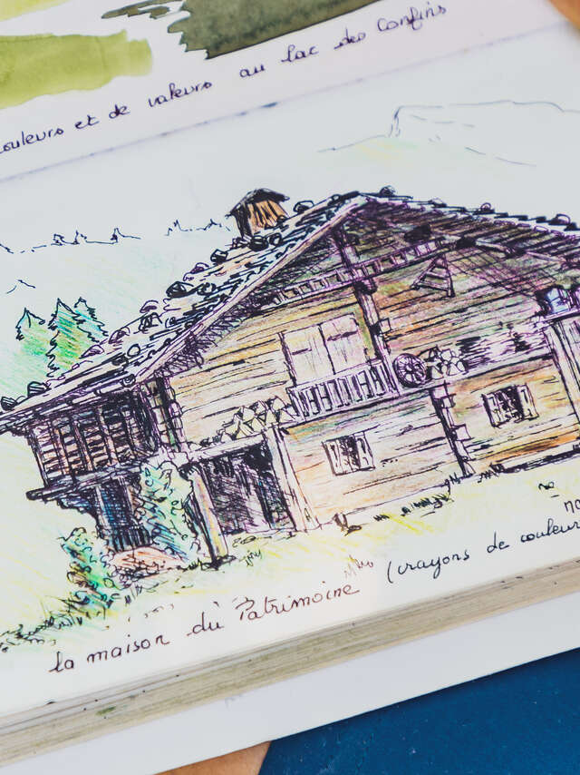 Skizzen und Aquarellbilder nach Themen aus der Natur : thematische Sitzungen