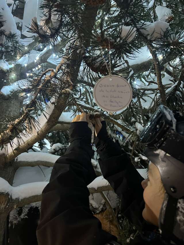 Venue du Père Noël à la patinoire