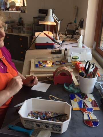 Verre d'Auzelles - stained glass workshop