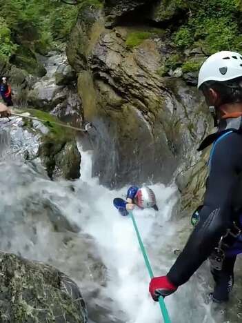 Initiation canyoning
