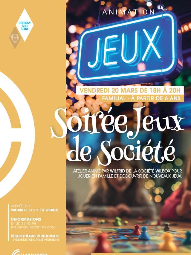 Soirée Jeux de société