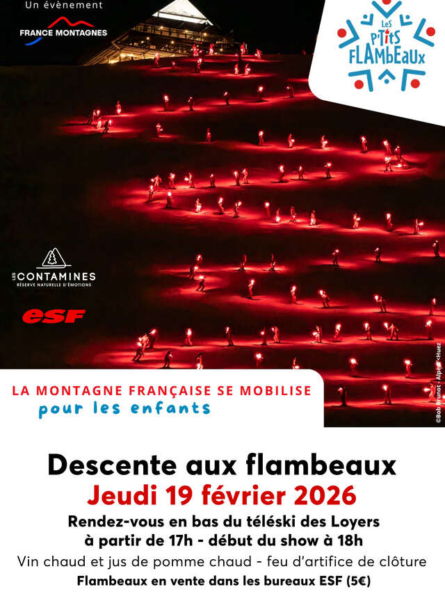 Les p'tits Flambeaux : descente aux flambeaux solidaire