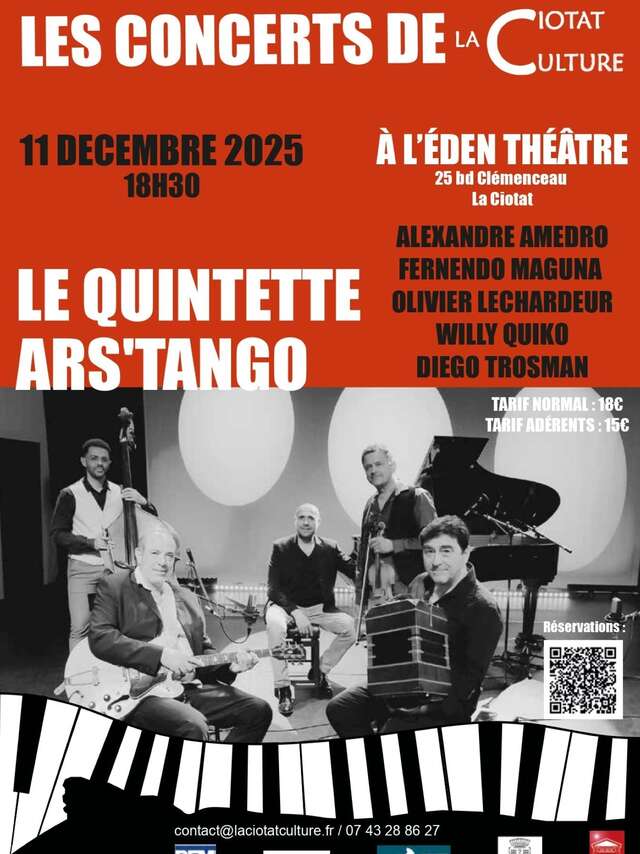Ars'Tango Quintet Concert