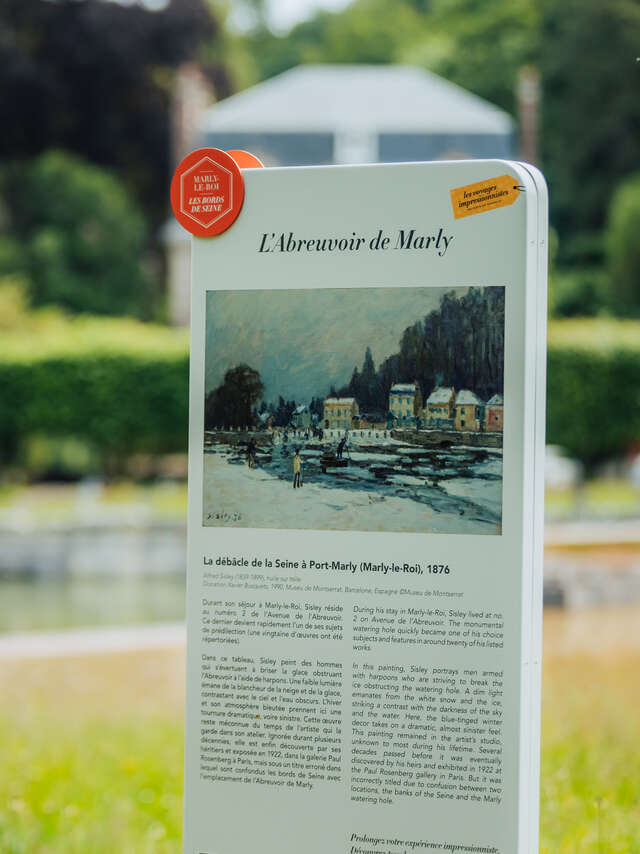Chemin des Impressionnistes à Marly-le-Roi
