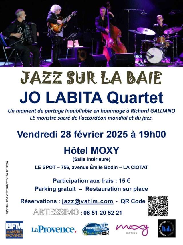 7th Jazz sur la Baie - Concert by Jo Labita Quartet