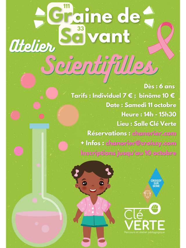 Octobre Rose - Atelier Clé Verte : Scientifilles