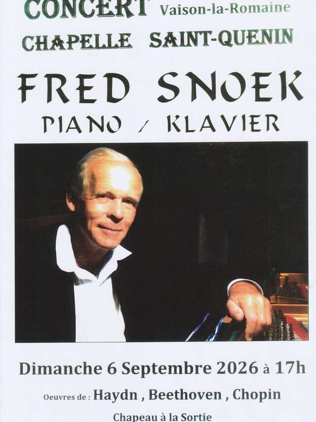 Klavierkonzert 'Fred Snoek'.