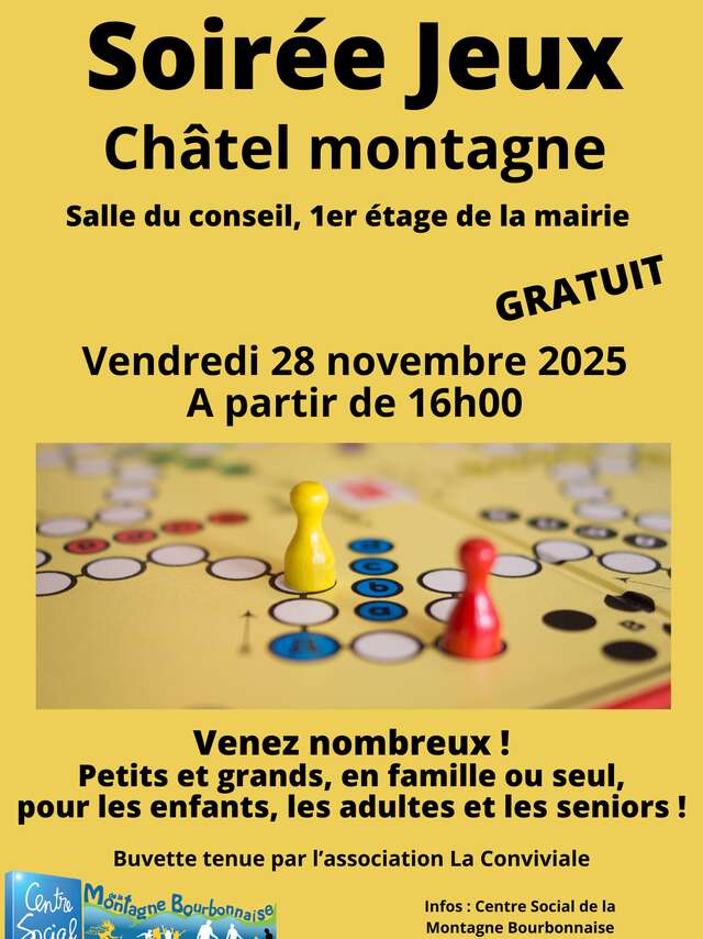 Soirée jeux de société