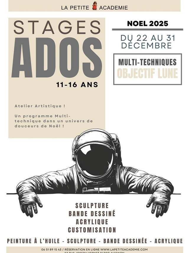 Stage ados à La petite Académie