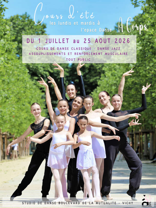 Cours d'été Espace Danse à corps