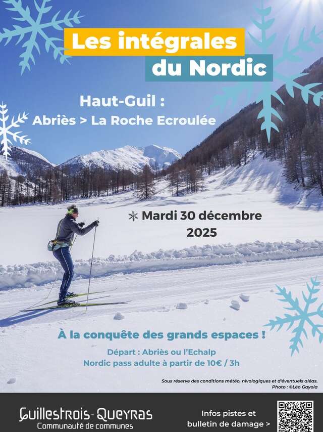 Les intégrales de l'espace nordique du Queyras - Le haut Guil