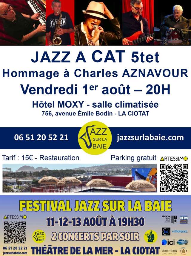 Jazz A Cat Quintet Concert - Tribute to Charles Aznavour
