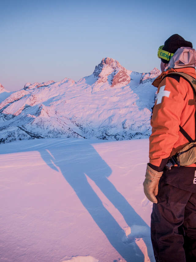 Welcome drink: discovering the piste service