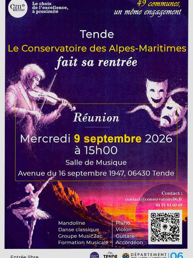 Le Conservatoire fait sa rentrée