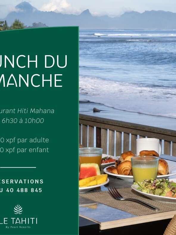 Sunday Brunch - Tahiti Pearl Beach Resort