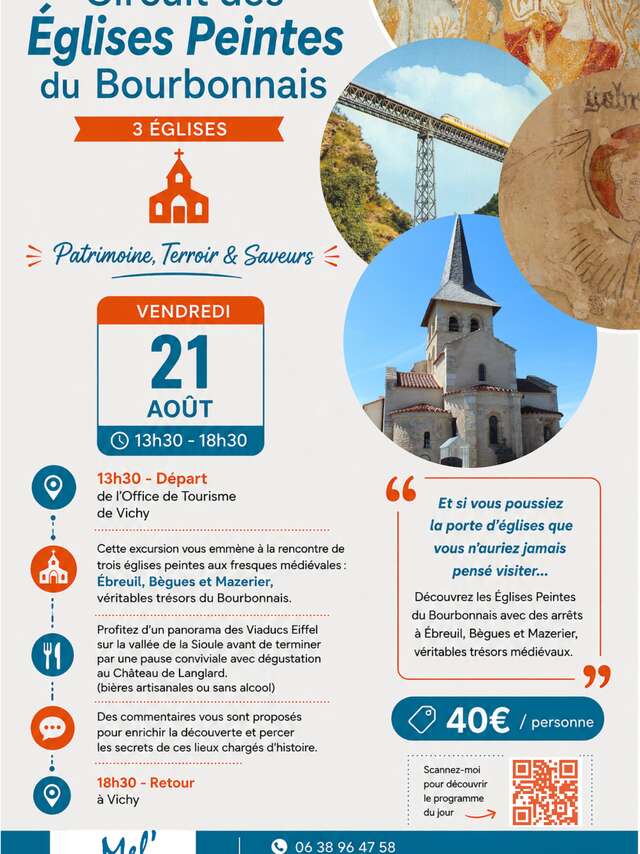 Circuit des Églises Peintes du Bourbonnais