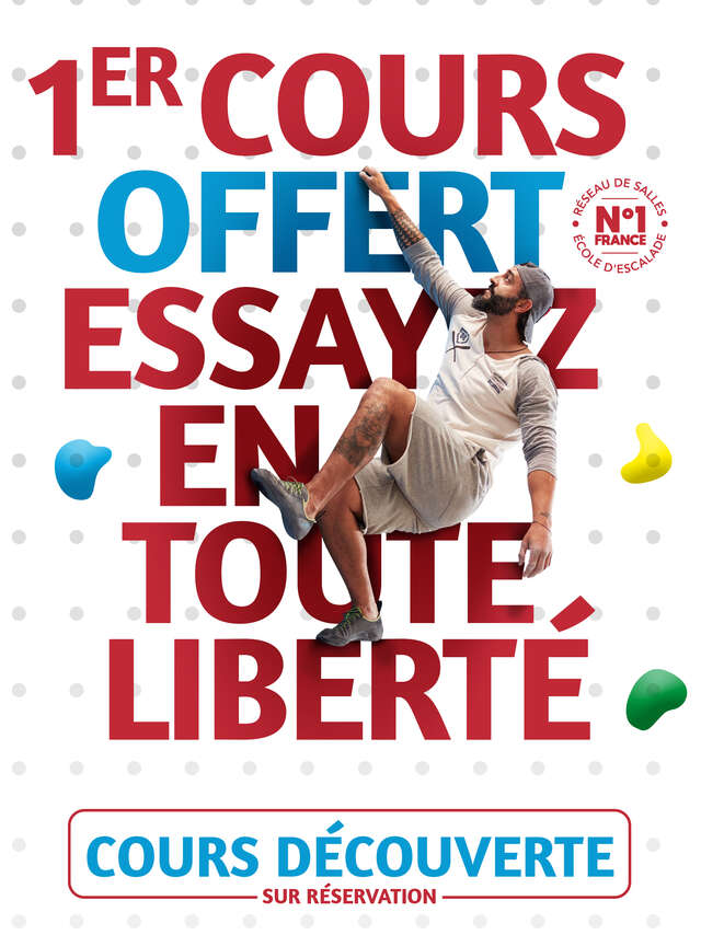 Découvrez l'escalade gratuitement tout le mois de Janvier !
