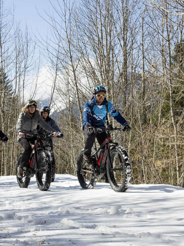 VTT électrique sur neige : sortie découverte