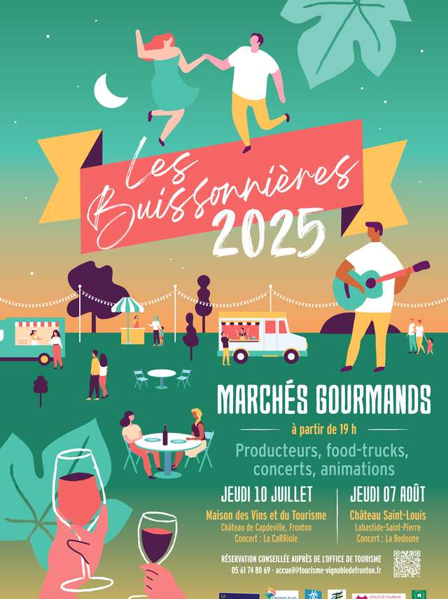 Les Buissonnières : marchés gourmands