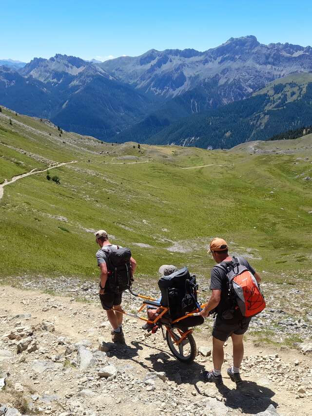 Randonnée accompagnée en joëlette